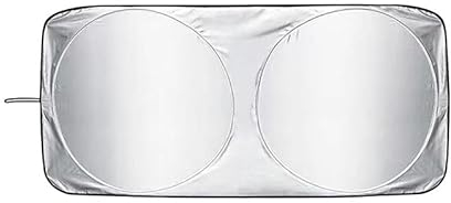 Auto Sonnenblende für Opel Adam 2012-2019, Auto Windschutzscheibe Sonnenblende Auto Frontscheibe Innen Sonnenschirm Frontscheibe Sonnenschutz Abdeckung Auto Zubehör,150 * 70cm