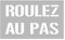 Signaletique.biz France Pochoir Roulez au Pas pour Marquage au Sol - PVC 5mm - Format 1200 x 800 mm