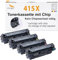 [Mit Original-Chip | wiederverwendet] Schneider Printware 415X Toner kompatibel für HP 415A 415X Laserjet Pro MFP M479fdw M479dw M479fdn M479fnw M454dw M479 W2030X W2031X W2032X W2033X