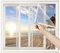 Fliegennetze Fenster Dachfenster 80x180cm Weiß Fliegengitter Dachfenster mit Rahmen Fly Screen Fenster Insektenschutz
