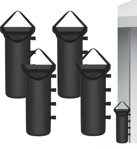 150 LBS Canopy Tent Weights Set of 4 Empty Sand Bags for Canopy Tent Legs, Heavy Duty 1680D Pop Up Canopy Sandbags for Outdoor Gazebos, Umbrellas, Pergolas, Sunshades & Patio Furniture