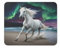 Desk Pad, Horses Strand Ozean Wasser Aurora Borealis Mousepad Waschbar Mousepad Rutschfest Gaming Mousepad Für Laptop Pc 25X30Cm