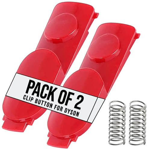 Interruptor botón gatillo resistente para aspiradora Dyson V11/V10/sv12/sv14 (2 Boutons clips Dyson)