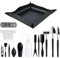 Dtaigou Kit d’Outils pour Succulentes, Set de Jardinage, Kit De Soins avec Tapis De Rempotage pour Cactus Et D'Intérieur - Balcon, Maison Et Débutants