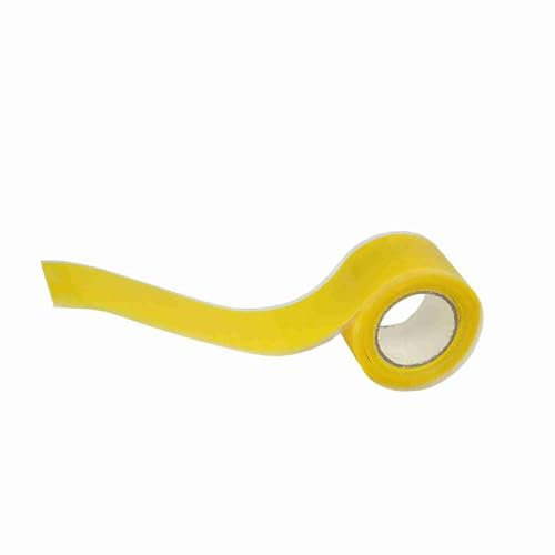 LIZEALUCKY Kayak Paddle Grip Tape, Silicone Grip Tape Traction Tape for Kayak Canoe and Dragon Boat Handle Tape (Yellow)