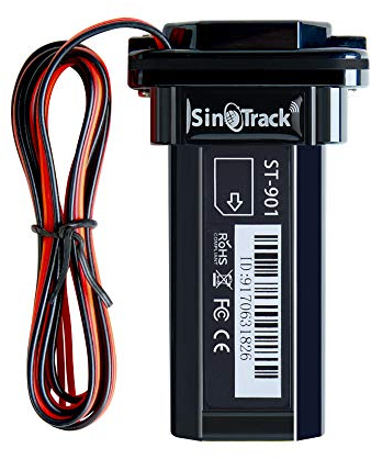SinoTrack 4G GPS Tracker for Vehicles, ST-901L LTE Mini GPS Tracker Waterproof Locator Real-Time Location Device for Car Motorcycle Truck Taxi with No Monthly Fee Tracking System