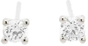 Diamant Ohrstecker 750/000 Palladium Weißgold