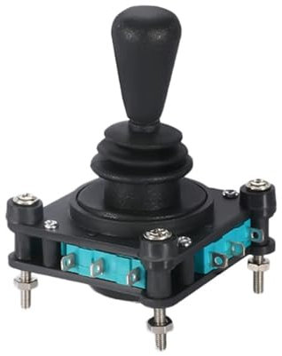 Fielect Regolatori Interruttore Joystick 4 Posizione 4NO Tipo momentaneo 600V Montaggio a pannello CV4-YQ-04R2G