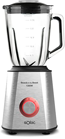 Batidora De Vaso SOLAC BV5726 Beauty and the Beast Gris