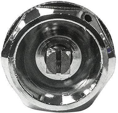 NRG 1/2 Manual White Chrome Radiator Air Vent