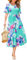STYLEWORD Women Summer Dress Floral Short Sleeve Ladies Casual Swing Midi Dress with Pockets(Floral01,Medium)