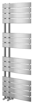 Go Bathrooms Tekar Chrome Heated Towel Rail 1400 x 550mm Heated Towel Rail Designer Bathroom Radiator Modern Elegant Flat Panel Radiator Premium Material for Luxurious Finish