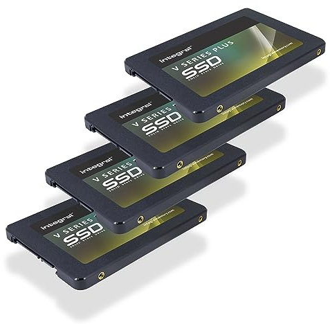 Integral V Series 4 Pack 480 GB SATA III 2.5 Inch Internal SSD, up to 520MB/s Read, 470MB/s Write
