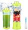 TOPESCT Mixeur Portable 600 ml pour Shakes et Smoothies - Mini Mixeur Smoothie avec 6 Lames Ultra-tranchantes et Batterie Rechargeable de 4000 mAh (jaune citron)