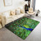 Loussiesd Pfau Dekor Teppich Tier Thema Wohnzimmer Teppiche Kinder Pfau Federn Design Akzent Teppich 3D Digital Print Dekor Indoor Bodenmatte Moderne Teppich 150x200 cm