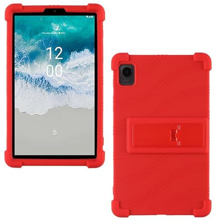 ORANXIN Case for Nokia T10 - Soft Silicone Shockproof Lightweight Stand Rubber Shell Protective Cover for Nokia T10 8 inch Tablet 2022