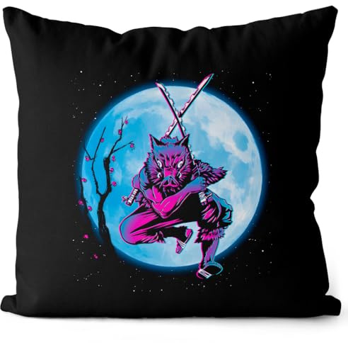 style3 Inosuke Moonshine Kissen mit Füllung 40cm Baumwolle Demon Anime Japan Manga