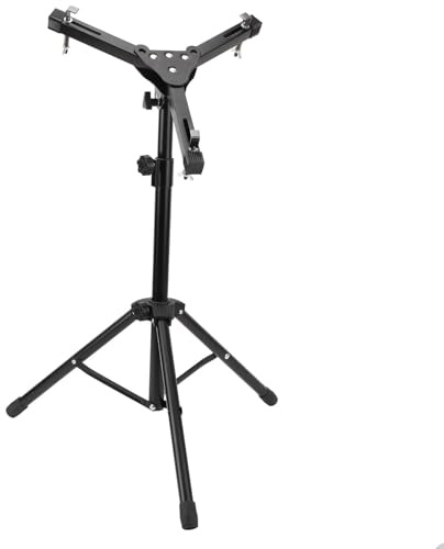 Snare Trommel Ständer Faltbar Verstellbar aus Aluminiumlegierung für 10-14 Zoll Drums Stabiles Stativ mit Einfacher Montage und Transport