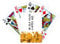 no/no Modisch inspirierender Spruch Gold Poker Spielkarte klassisches Spiel