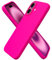 ORNARTO Compatible with iPhone 16 Case 6.1, Slim Liquid Silicone 3 Layers Full Covered Soft Gel Rubber 16 Phone Cases Cover 6.1 inch-Hot Pink