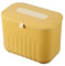 sourcing map Kitchen Compost Bin Hanging Small Trash Can, 7L/1.8Gallon Trash Can, Yellow