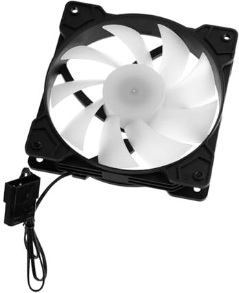 Yardenfun Ventilateur de Boîtier Ordinateur LED Silencieux pour PC de Bureau Refroidissement Optimal Consommation Réduite pour Gaming