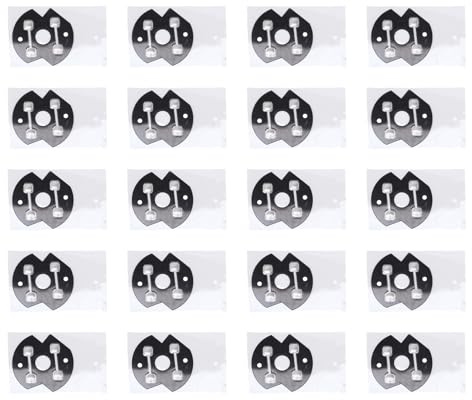 Vikye 20 Pack D Pad Leitfähiger Filmersatz, Metall Dome Aufkleber Reparaturteil für die Controller der Serie X und der Serie