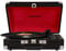 Crosley Cruiser Deluxe Vintage 3-Speed Bluetooth Suitcase Turntable, Black