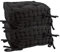 Nicola Spring Black Seat Cushions - Pack of 4 - French Mattress Dining Chair Cushions Seat Pads Indoor Kitchen Outdoor Garden Patio Chair Pad Dining Bolster Pillow