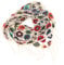 GURU SHOP Häkelstola, Hippie Blümchen Häkelschal, Dreieckstuch, Herren/Damen, Creme, Baumwolle, Size:One Size, 160x80 cm