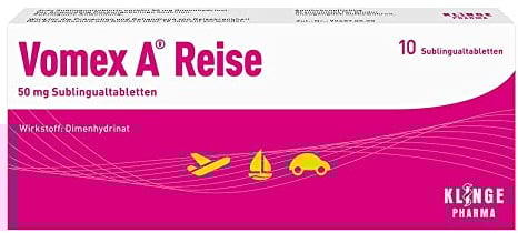 VOMEX A Reise 50 mg Sublingualtabletten, 10 St.