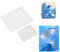 2Pcs Notebook Abdeckung Silikonform, A5 A7 Notebook Harz Casting Formen für DIY Epoxidharz Kristall Notizblock Abdeckung