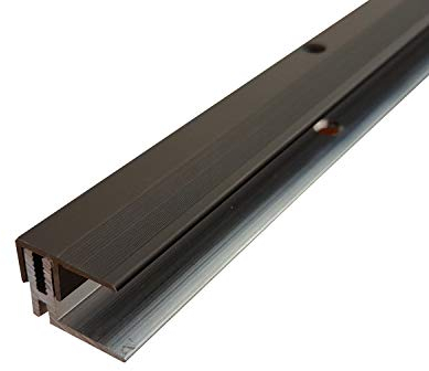 ufitec® TPL Profi MAX Profilsystem für Parkettböden - geeignet für Belagshöhen von 14-21 mm - ALU eloxiert (Abschlußprofil | Länge: 270 cm, Bronze Dunkel)