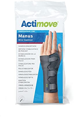 Actimove Manus Handgelenk Stabilisator Brace Support Splint - Einstellbare Universal Fit - Verstaucht Karpaltunnel Splint - Klein