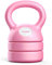 Einstellbare Kettlebell Small Hantel Fitnessgeräte Perfekt für Bodybuilding Gewichtheben Training für Home Gym Männer Frauen,pink