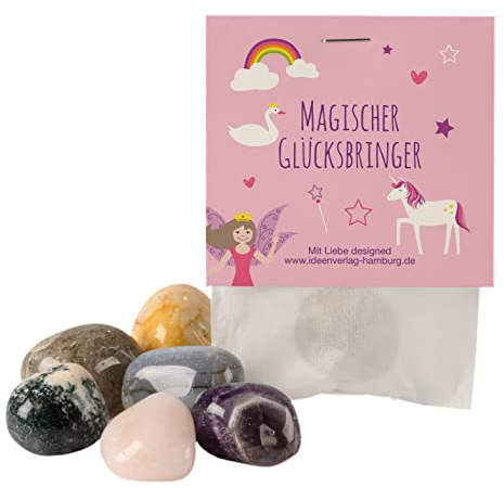 10x Einhorn / Märchen Glückssteine für Kinder / Glücksbringer Stein Magische Glücksbringer als Mitgebsel Kindergeburtstag Einhorn / Glücksbringer Kinder / Einhorn Geburtstag Mitgebsel Kinder
