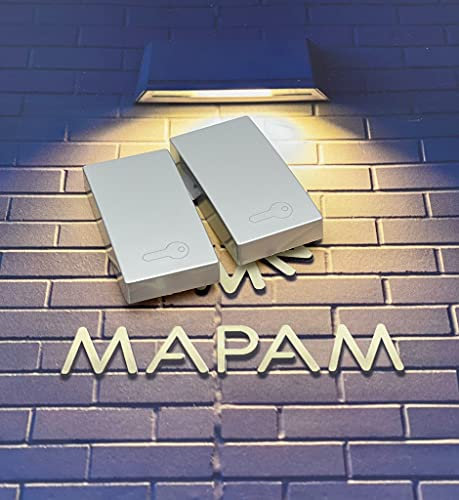 COPERCHIO COVER PULSANTE APRIPORTA per frutti compatibili con Vimar Plana Argento Silver 2 pezzi