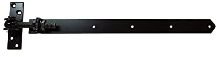 Ladenband | Torband | einstellbar | verstellbar, Längen 300-1000 mm lang (Länge: 670 mm, verzinkt. schwarz pulverbeschichtet)