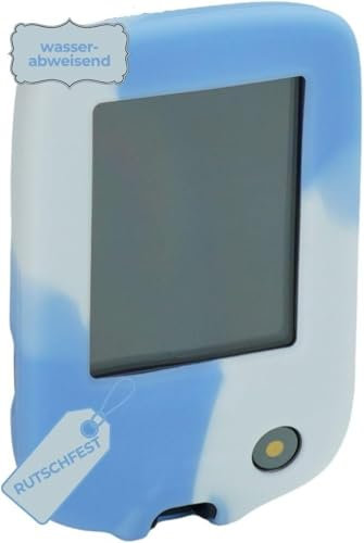 caseroxx Silikon-Hülle für Freestyle Libre 1/2/3 Blutzuckermessgerät – Rundumschutz, Flexible Schutz-Tasche, mit oder ohne Gürtelclip