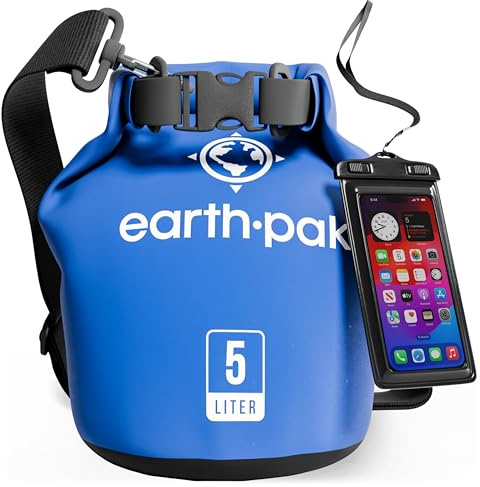 Wasserdichter Packsack 5L - Dry Bag Rolltop Tasche für Kajak und Boot