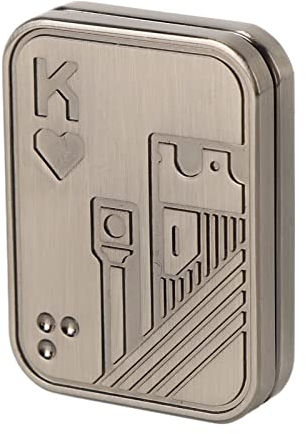 2K Magnet Poker Fidget Slider, Totenkopf Metall Fidget Block EDC Fidget Toys Schreibtisch Spielzeug, Stressabbau Spielzeug für Erwachsene ADHS Autismus Sensorisches Spielzeug Push