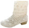NOAGENJT stivali estivi donna traforati jeans stivali donna estivi traforati stivali da pioggia donna Sandali Estivi Donna Con Zeppa Eleganti stivali da pioggia donna gomma Bianco 41