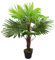 Palmier Artificiel 90 cm avec 9 Feuilles de Palmier artificielles Plante Artificielle Arbre Artificiel Tropical Plante décorative en Pot