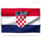 Premium-Kroatien-Flagge 150 x 90 cm – langlebige und hochwertige kroatische Flagge mit 2 Metallösen