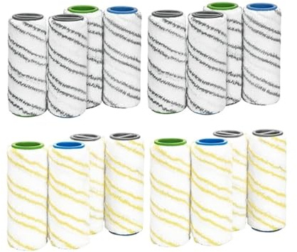 TUITA 16PCS Electric Floor Roller Brush Cleaner Accessories Vacuum Cleaner Replacement Parts.Compatible For Karcher. FC5 FC7 FC3 FC3D