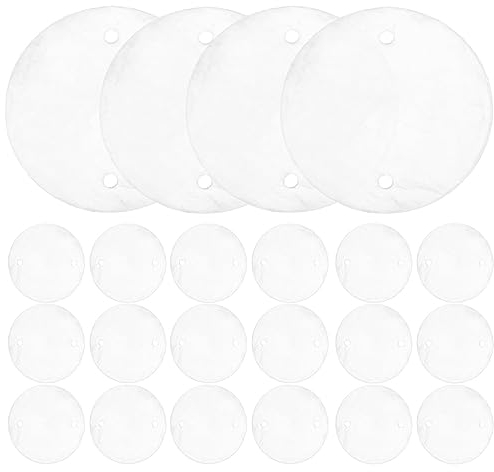 Amosfun 100stücke Runde Muschelstücke Für Windspiele Natürliche Transparente Muscheln Für Schmuckherstellung Hochzeitsdeko Und Kreative Bastelprojekte