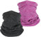 SKHAOVS 2 Stück Unisex Multifunktionstuch Schlauchschal,Halswärmer Snood,Winter Loop Schal,Fleece Halswärmer Winter für Outdoor Laufen Radfahren Motorrad (Schwarz Rosa)