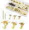 64PCS Heavy Duty Picture Hanging Kit - Assorted Picture Frame Hangers with Nails and Hooks for Hard Walls