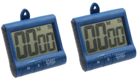 MILISTEN 2st Zeitschaltuhr Für Kinder Digitaluhr Küchentimer Laut Klingeln Küchenuhr Timer Für Digitaler Küchentimer Kochende Eieruhr Küchentimer Magnetisch Großer Bildschirm Gurt