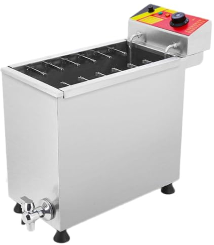 Cashwise Freidora de Perros de maíz 12 Ganchos Cheese Comercial Cheese Hot Dog Maker Maker de Gran Capacidad Freáferas eléctricas Freáferas de Color Rojo